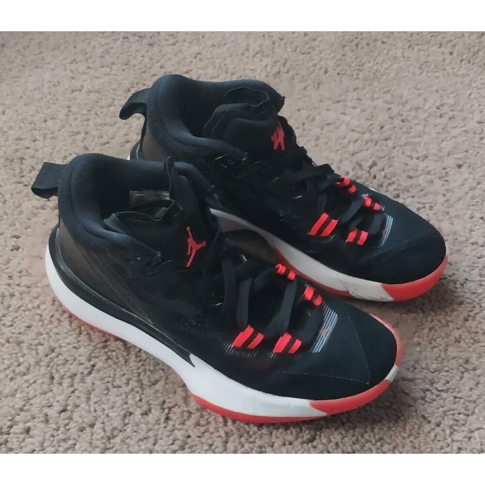 Air Jordan Zion 1 GS Bloodline Shoe Black 5.5Y - Picture 2 of 6